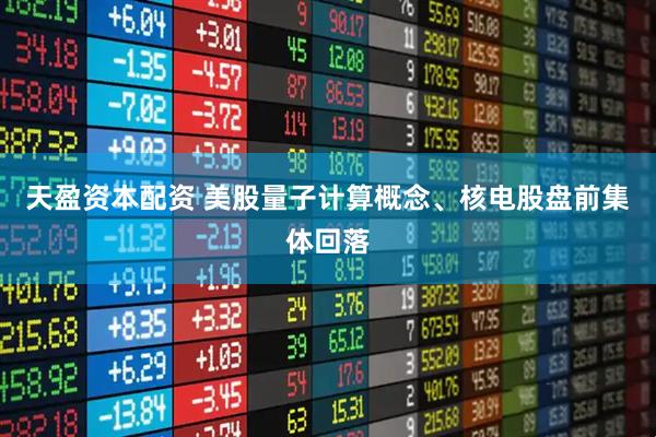 天盈资本配资 美股量子计算概念、核电股盘前集体回落