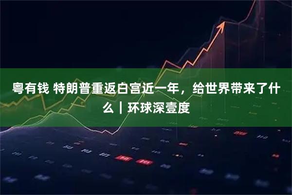 粤有钱 特朗普重返白宫近一年，给世界带来了什么｜环球深壹度