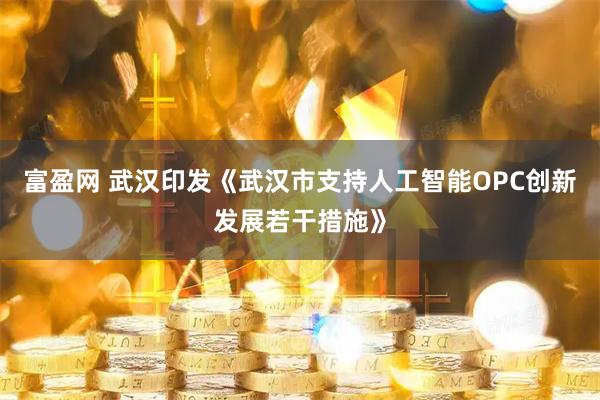 富盈网 武汉印发《武汉市支持人工智能OPC创新发展若干措施》