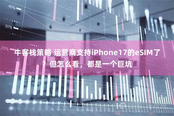 牛客栈策略 运营商支持iPhone17的eSIM了？但怎么看，都是一个巨坑